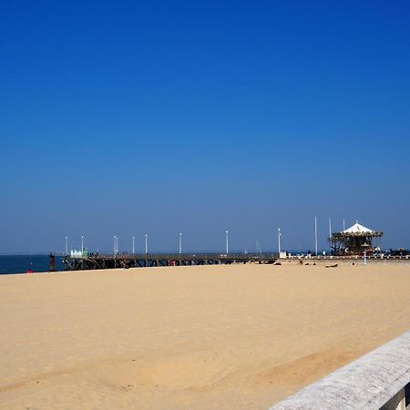 Studio Neuf En Front De Mer Avec Terrasse Et Parking, Ideal Pour 3 Personnes - Fr-1-474-147 Arcachon Luaran gambar
