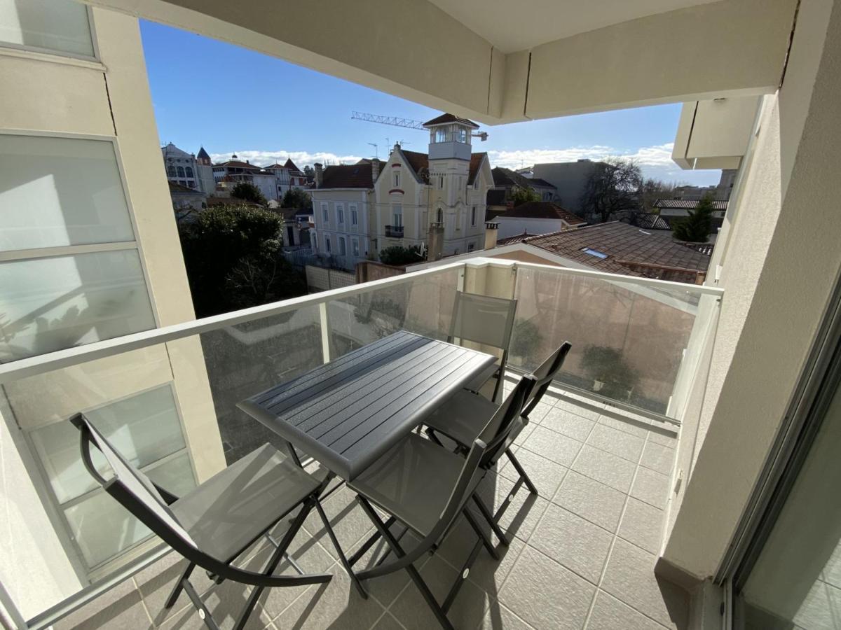 Studio Neuf En Front De Mer Avec Terrasse Et Parking, Ideal Pour 3 Personnes - Fr-1-474-147 Arcachon Luaran gambar
