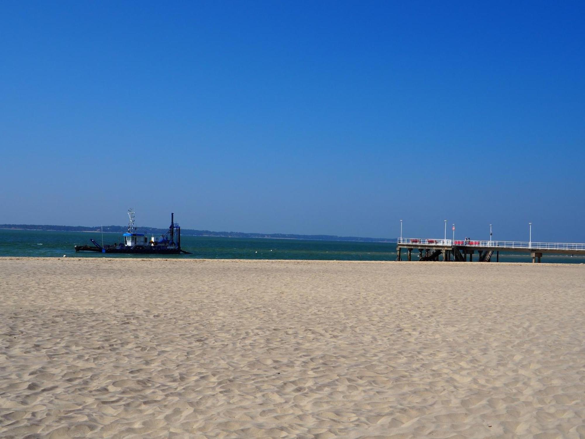 Studio Neuf En Front De Mer Avec Terrasse Et Parking, Ideal Pour 3 Personnes - Fr-1-474-147 Arcachon Luaran gambar